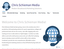 Tablet Screenshot of chrisschieman.com